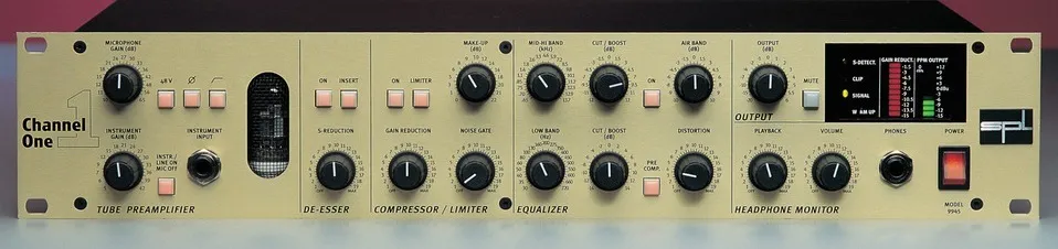 SPL Channel One (Röhre, gold) – Produktfoto